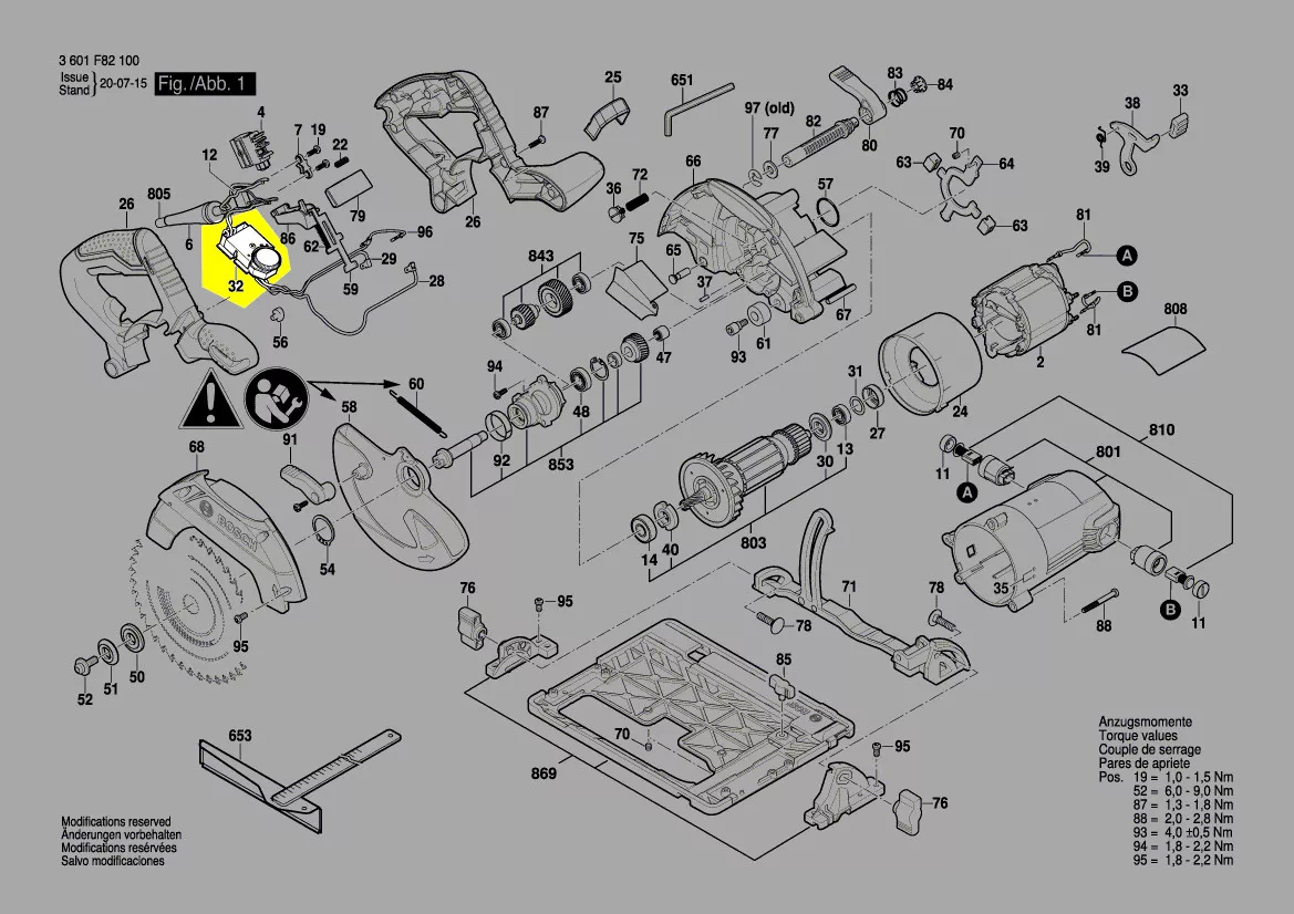 Variateur de vitesse réf. 1 607 233 592 Bosch
